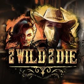2 Wild 2 Die online game logo by Hacksaw Gaming on cowboyspin-casino.pt