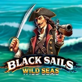Official Slots logo: Black Sails Wild Seas by Infinity Dragon Studios at Cowboy Spin Casino