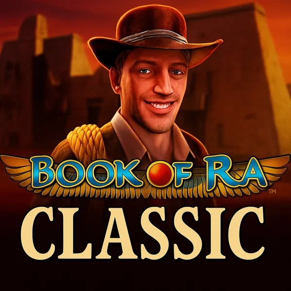 Book of Ra Classic slot icon by Novomatic, available at Cowboy Spin Casino