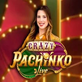 Crazy Pachinko logo by Evolution at Cowboy Spin Casino