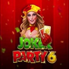 Joker Party 6 slot logo by Greentube at Cowboy Spin Casino