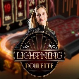 Lightning Roulette casino game by Evolution – featured logo at Cowboy Spin Casino