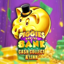 Piggies And The Bank Cash Collect & Link slot logo by Origins at Cowboy Spin Casino