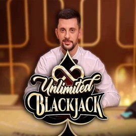 Unlimited Blackjack logo – Live Casino by Ezugi at Cowboy Spin Casino