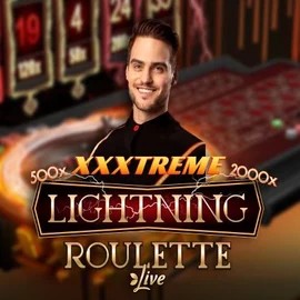 XXXtreme Lightning Roulette slot logo by Evolution at Cowboy Spin Casino